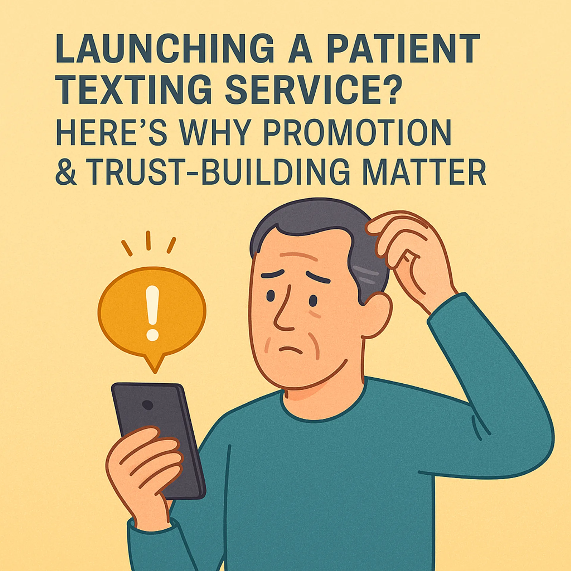 Launching a Patient Texting Service? Here's Why Promotion & Trust-Building Matter