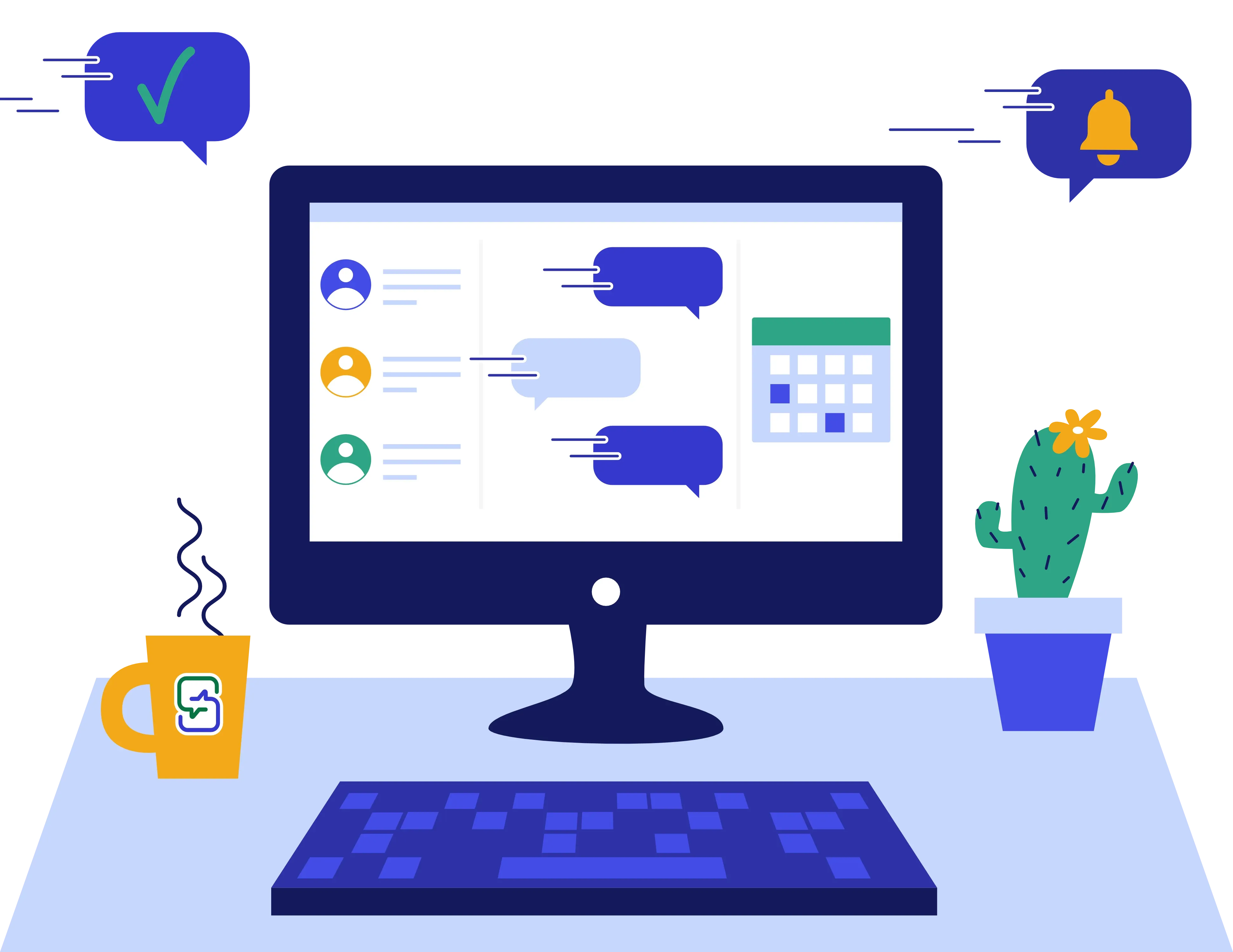 Visual guide on leveraging chatbots to boost customer service efficiency and satisfaction.