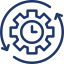 Clock Gear Icon